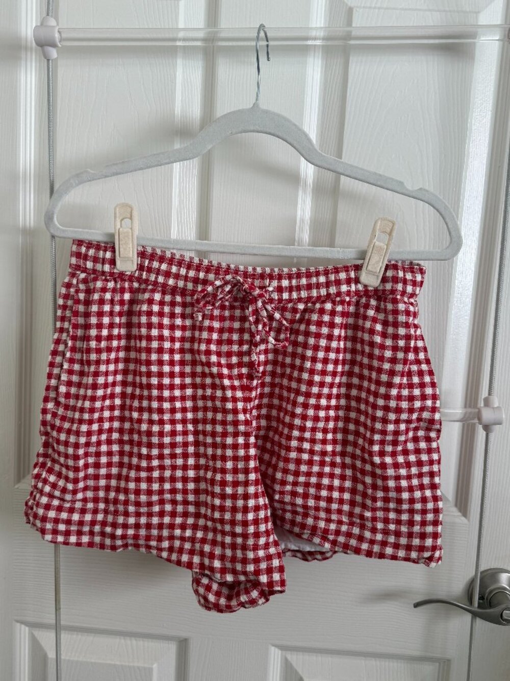 Red Gingham Abercrombie & Fitch Shorts